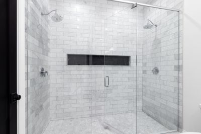 Finished Shower with Accessories